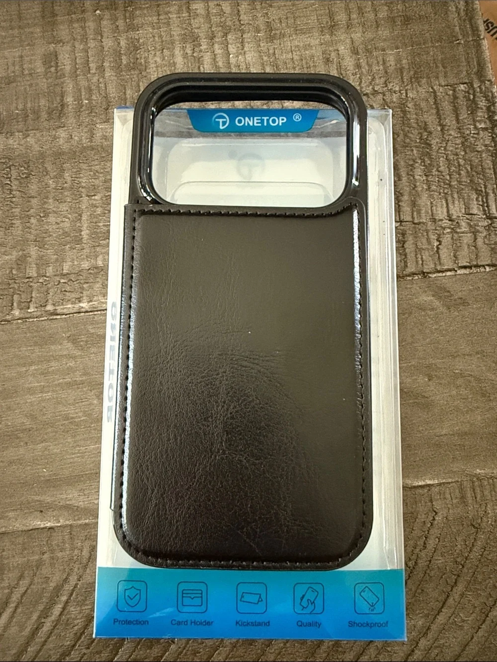 iPhone 17 Pro Wallet Case - Leather Phone Sleeve Case with Card Holder - NIB